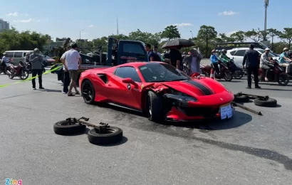 Ferrari tông chết người: Siêu xe lao rất nhanh, rít như tiếng máy bay